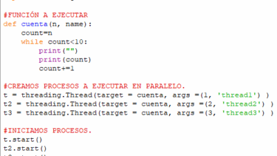 UN SENCILLO EJEMPLO SOBRE USO DE «HILOS» EN PYTHON, CON «threading ...